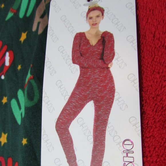 ShoSho Holiday Onesie w/ Hair Accessory - Picture 3 of 6
